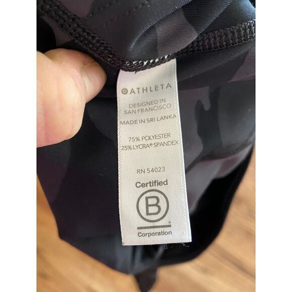 Athleta | Ultimate 7/8 Tights Camo Gray‎ 53773-00 Sz XXS - Picture 5 of 10